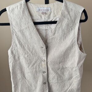 Beige Textured Women's‎ Blouse
